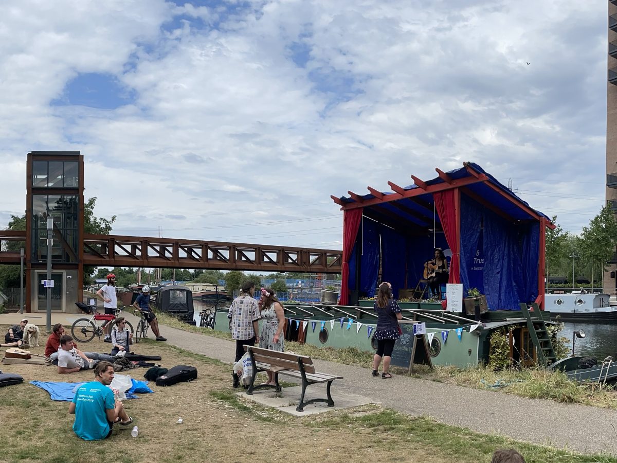 Tottenham Hale A public space near the Victoria Line in North London
